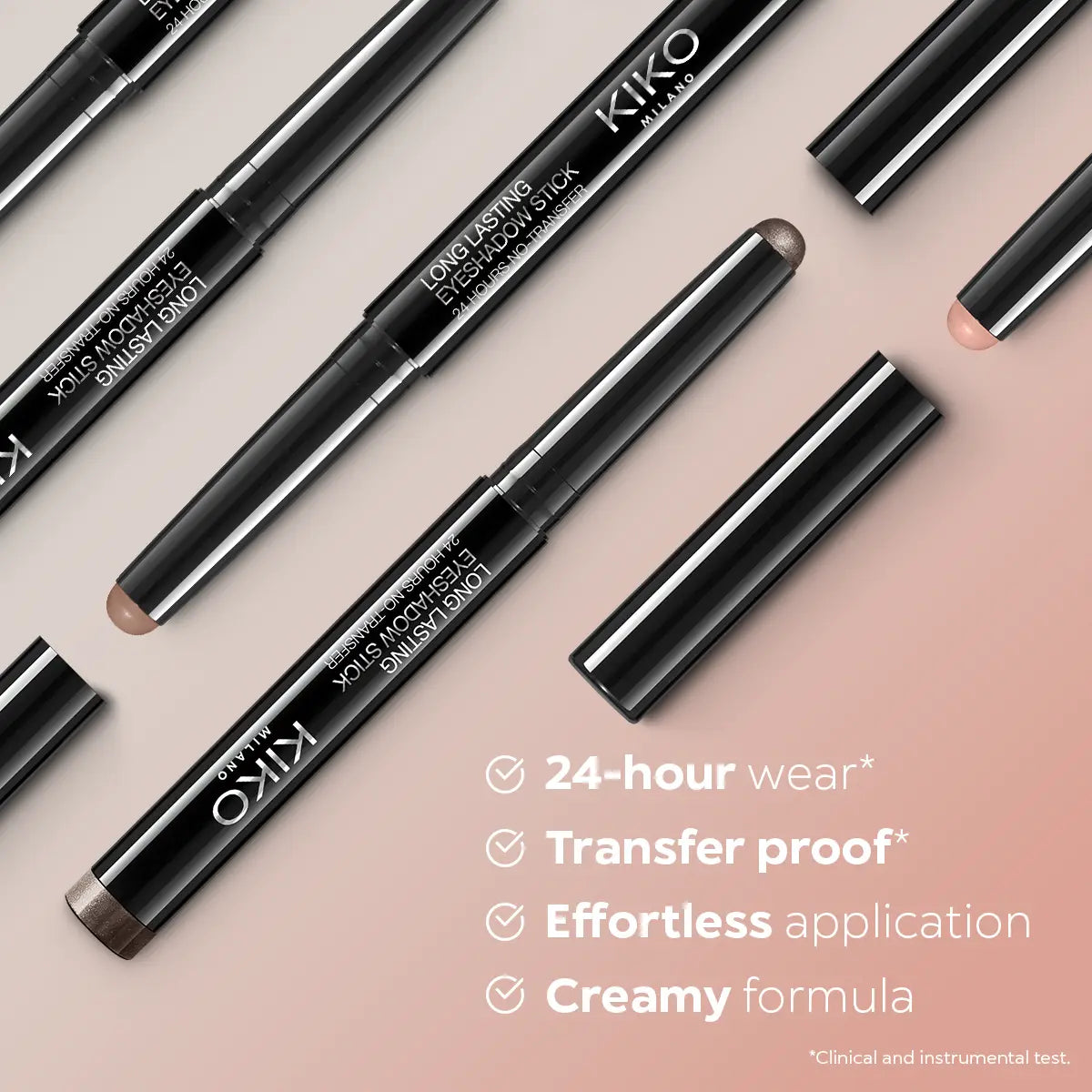 New Long Lasting Eyeshadow Stick 05 Golden Brown / Kiko Milano