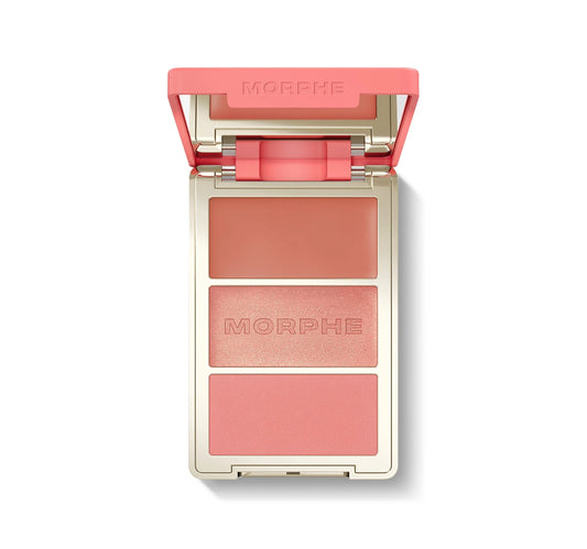 Cheek Thrills Multi-Finish Face Trio Beach Bonfire / Morphe