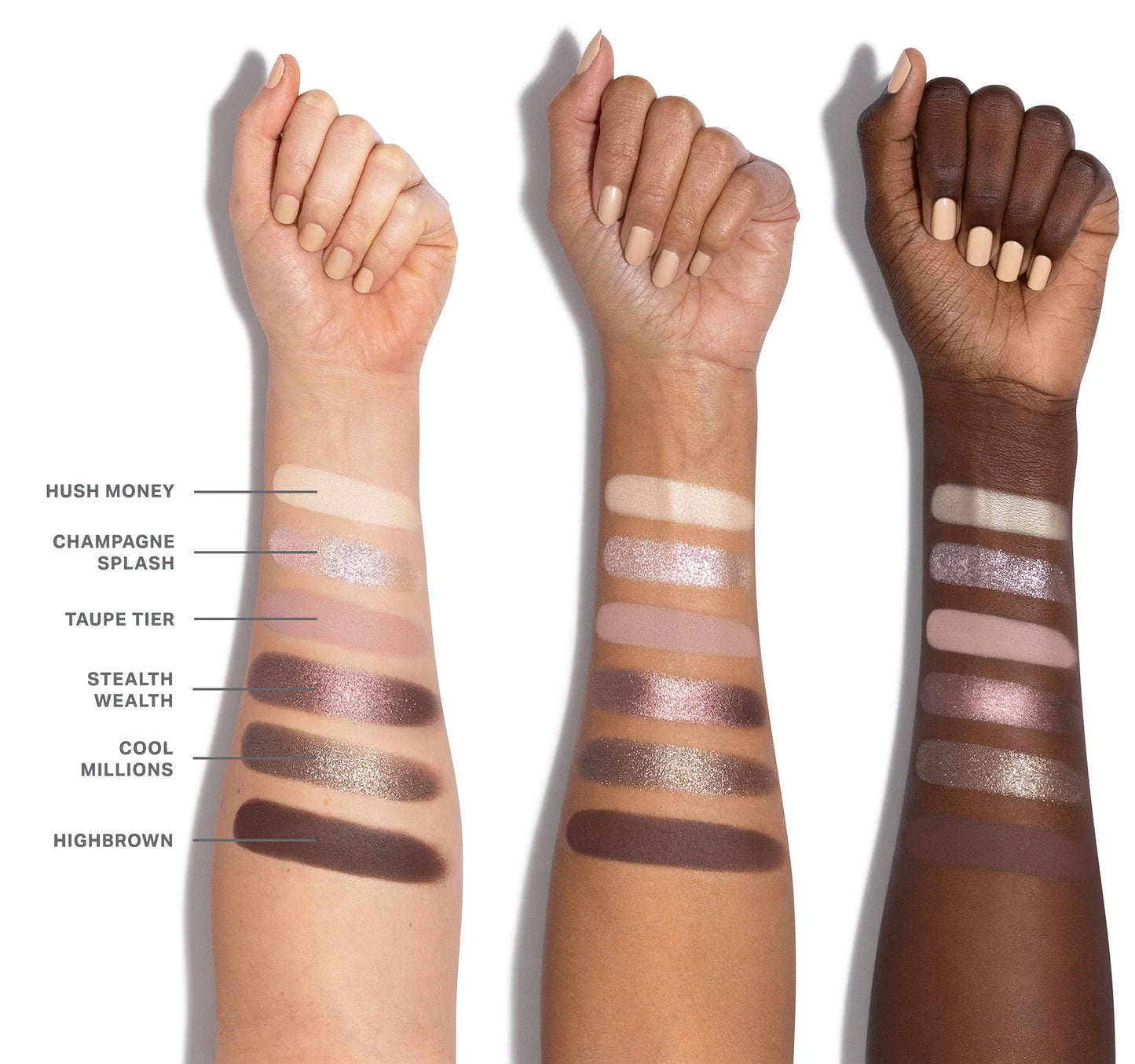 Chromaplus 6-pan Eyeshadow Palette Rich Glitch / Morphe