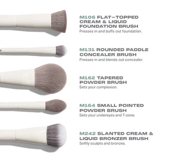 Portrait Mode 5-piece Face Brush Set / Morphe