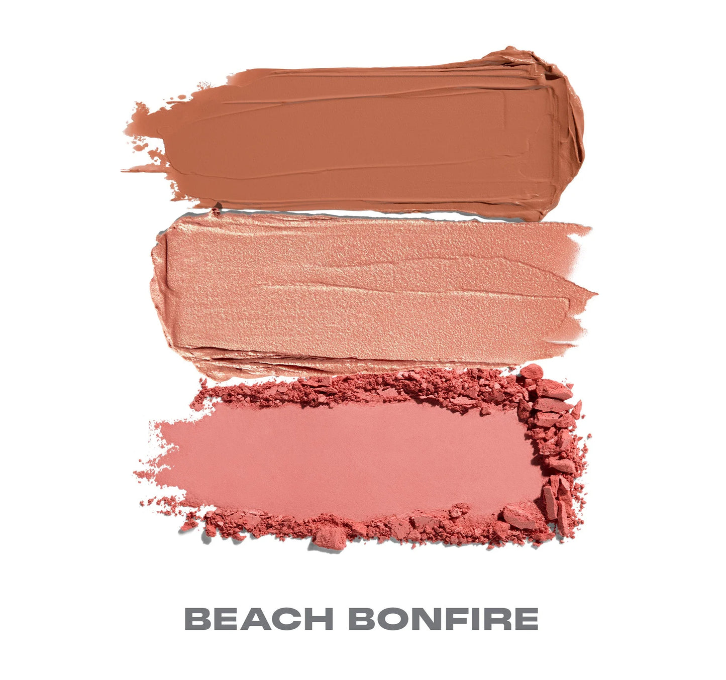 Cheek Thrills Multi-Finish Face Trio Beach Bonfire / Morphe