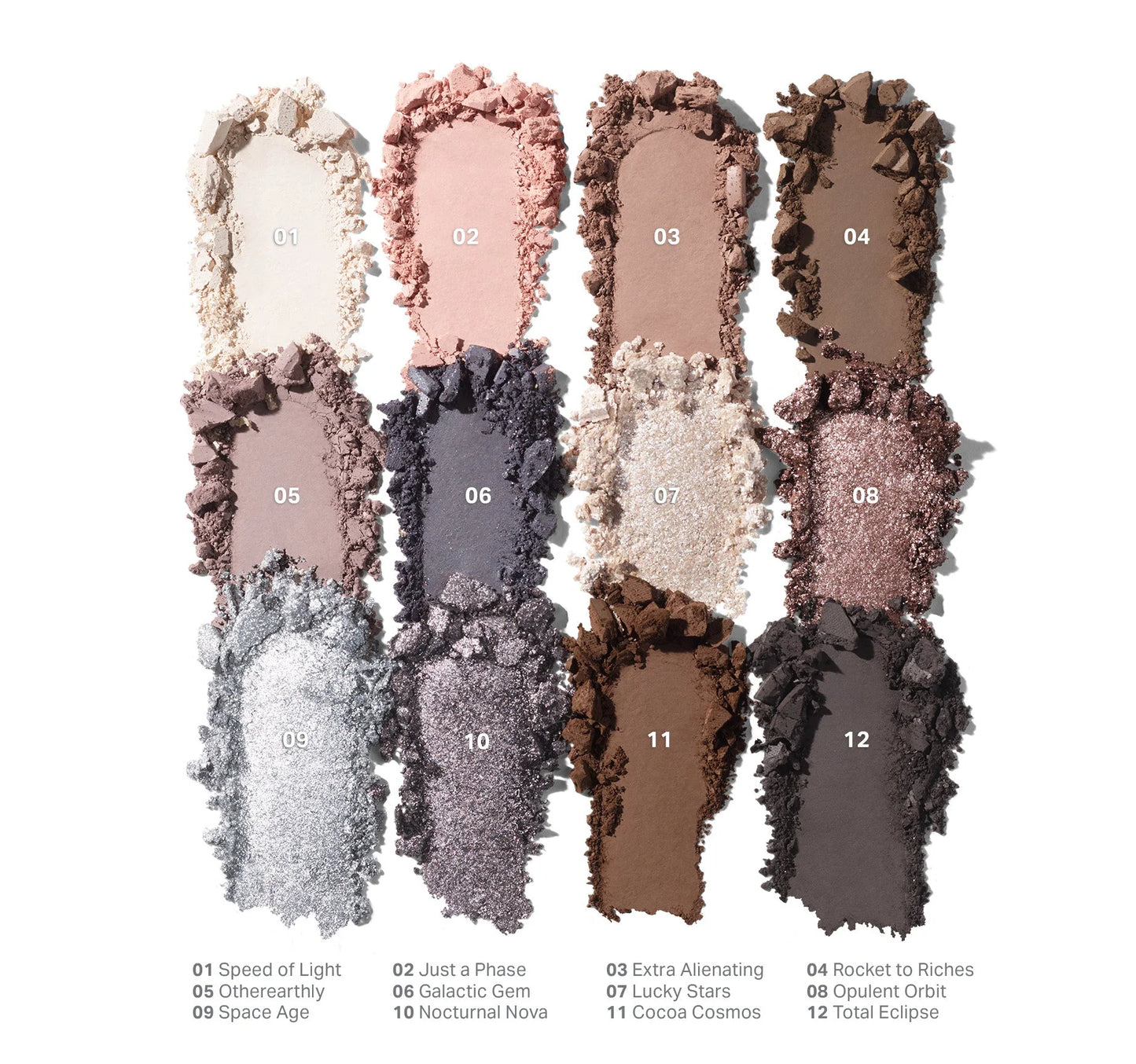Chromaplus 12-pan Eyeshadow Palette Moon Stone / Morphe