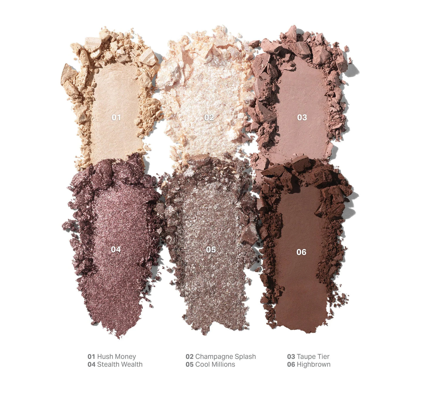 Chromaplus 6-pan Eyeshadow Palette Rich Glitch / Morphe