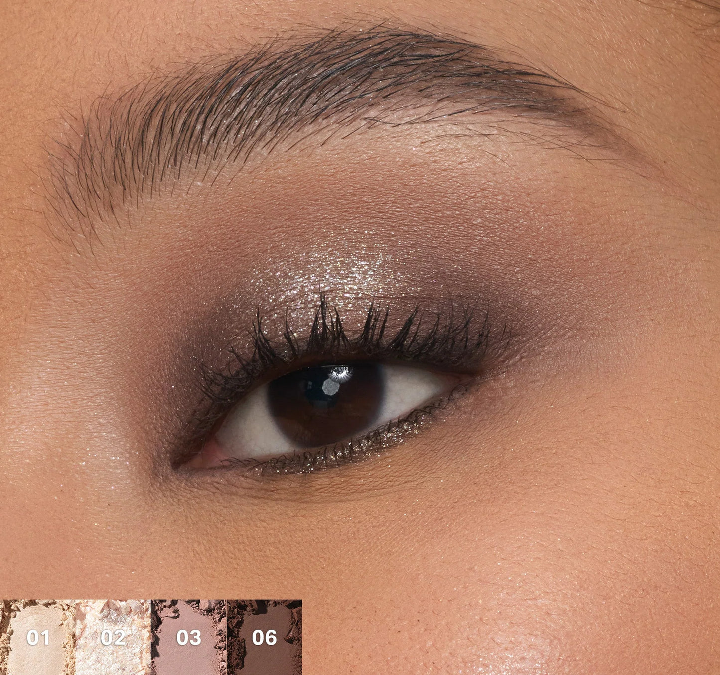 Chromaplus 6-pan Eyeshadow Palette Rich Glitch / Morphe
