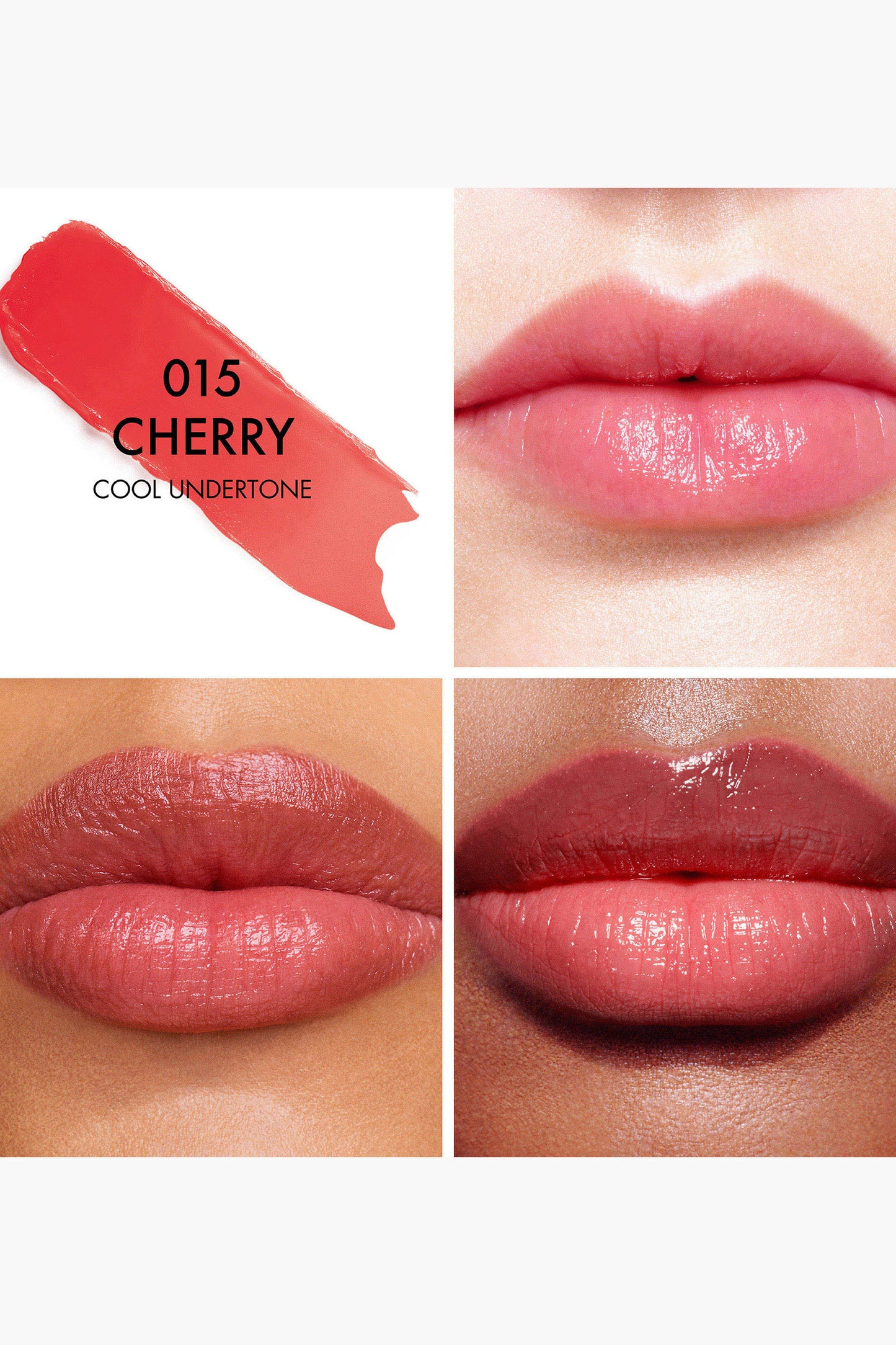 Dior Addict Lip Glow 015 Cherry (subtono frío) / Dior