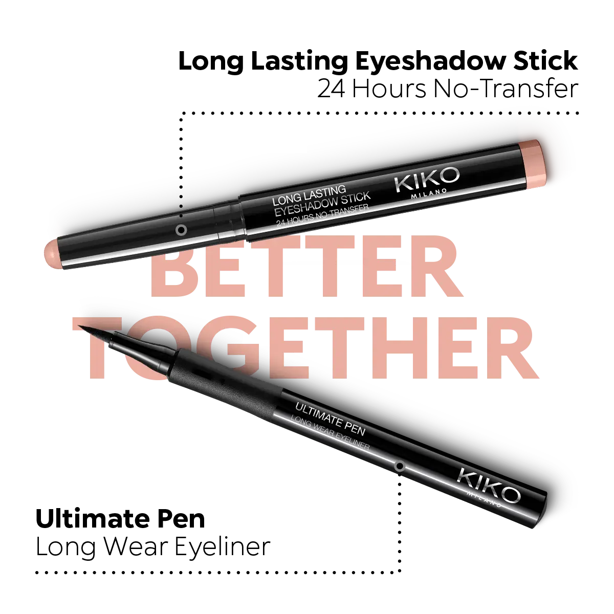 New Long Lasting Eyeshadow Stick 05 Golden Brown / Kiko Milano