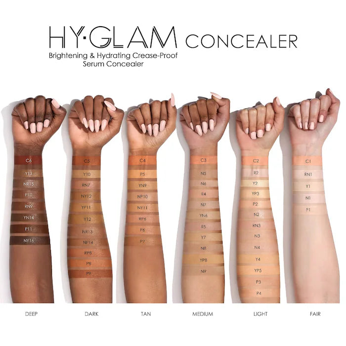 Hy-Glam Brightening & Hydrating Medium to Full Coverage Crease Proof Serum Concealer / Sephora Sales