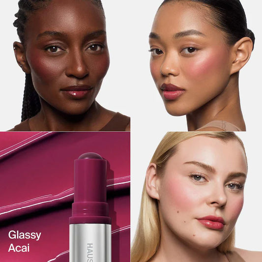 Color Fuse Longwear Hydrating Glassy Lip + Cheek Blush Balm Stick / Haus Labs