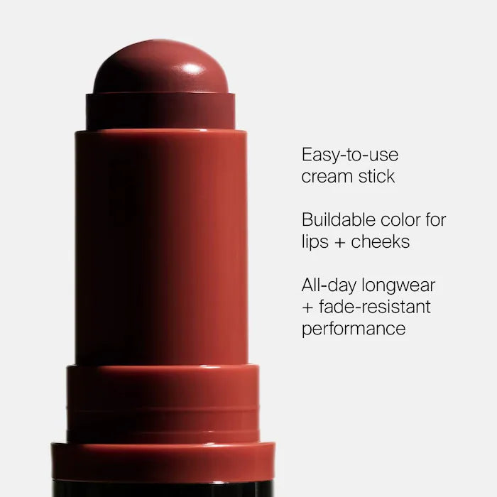 Color Fuse Longwear Hydrating Glassy Lip + Cheek Blush Balm Stick / Haus Labs