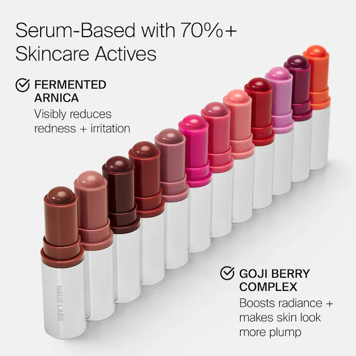 Color Fuse Longwear Hydrating Glassy Lip + Cheek Blush Balm Stick / Haus Labs