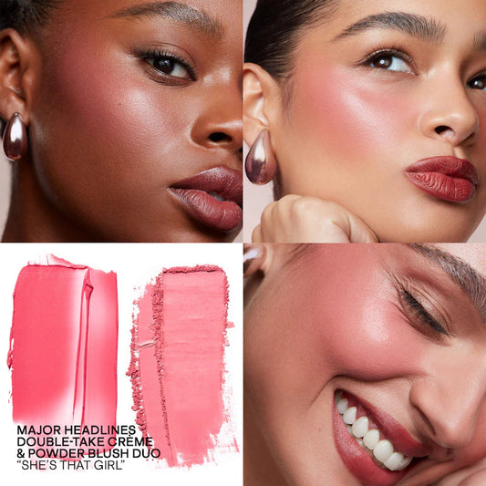 Major Headlines Double-Take Crème & Powder Blush Duo Mini / Sephora Sales