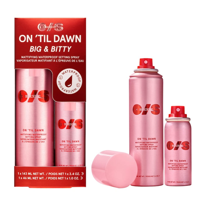 On 'Til Dawn Mattifying Waterproof Setting Spray Big & Bitty Duo / One Size