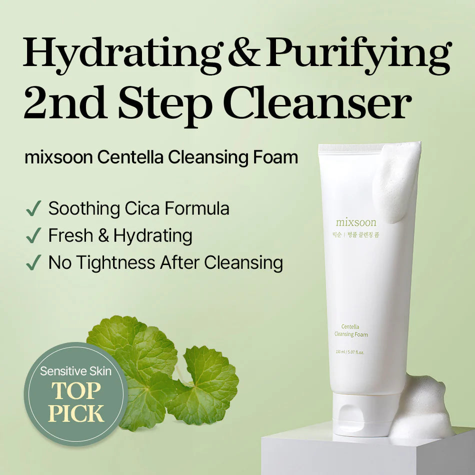Centella Cleansing Foam / Mixsoon