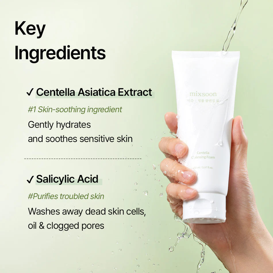 Centella Cleansing Foam / Mixsoon