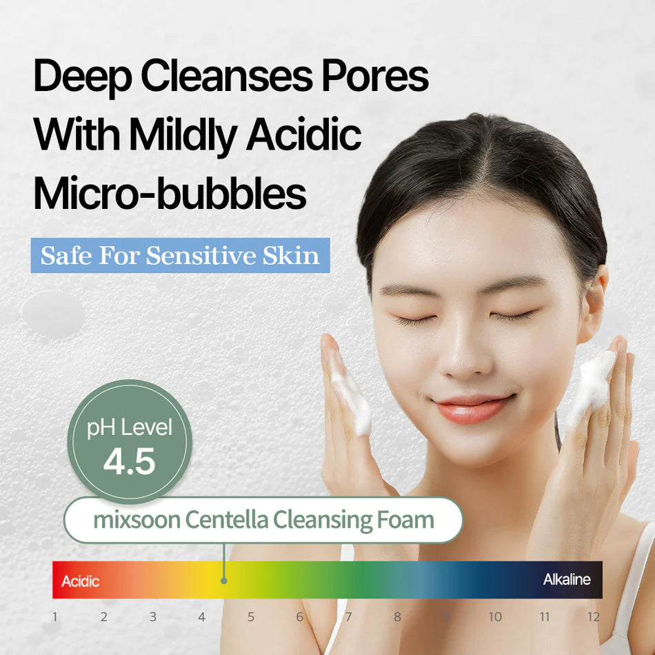 Centella Cleansing Foam / Mixsoon