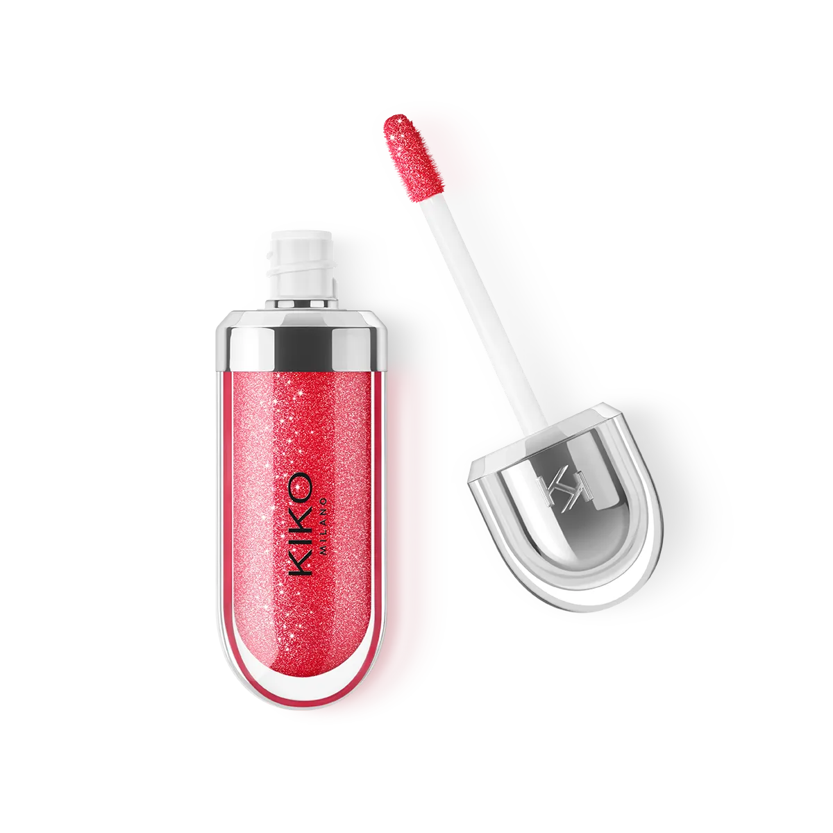 3D Hydra Lipgloss 12 Pearly Amaryllis Red / Kiko Milano