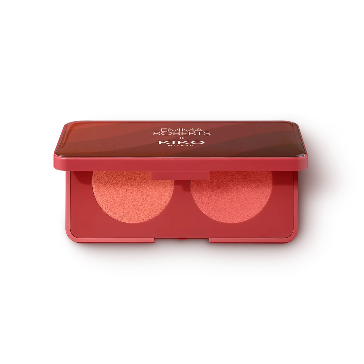 Emma Roberts x Kiko Milano Blush Buddies Lips & Cheeks Palette 01 Coral Me Crazy / Kiko Milano