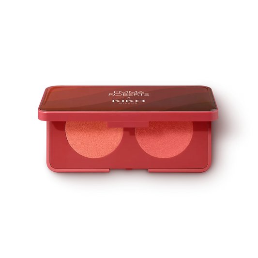 Emma Roberts x Kiko Milano Blush Buddies Lips & Cheeks Palette 01 Coral Me Crazy / Kiko Milano