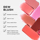 Mini Dew Blush Trio / Saie