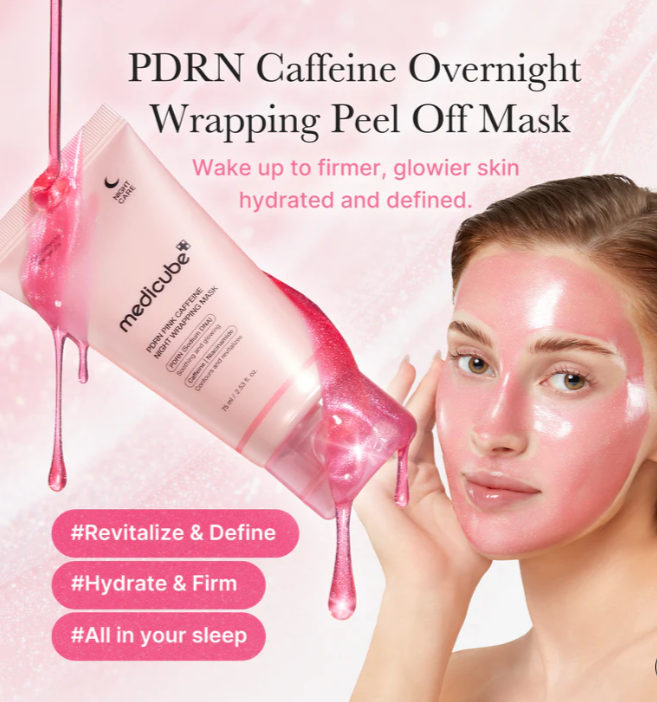 Mascarilla Facial Medicube PDRN con Cafeína / Medicube