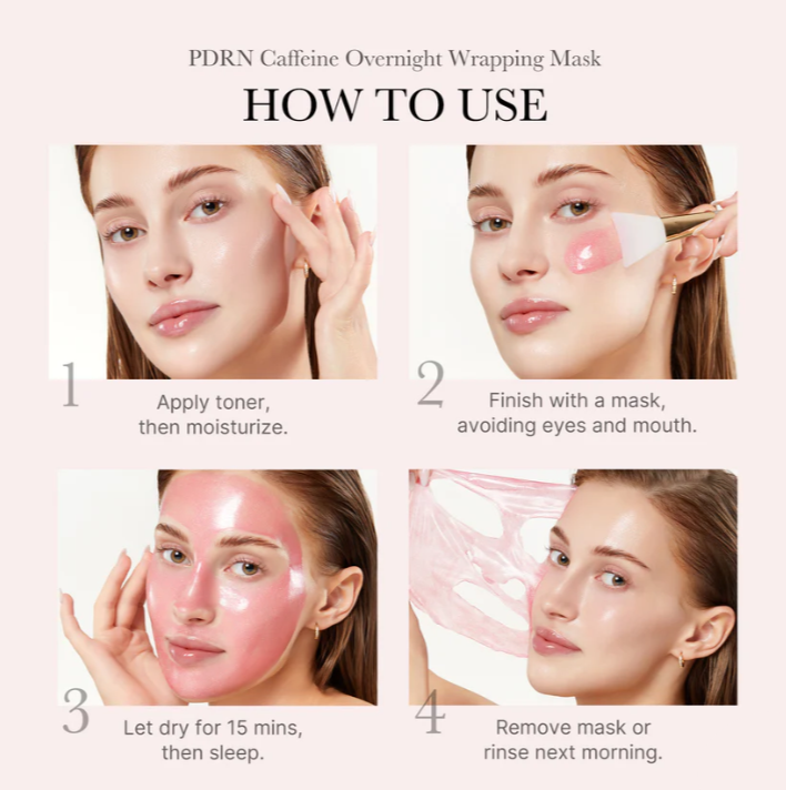 Mascarilla Facial Medicube PDRN con Cafeína / Medicube