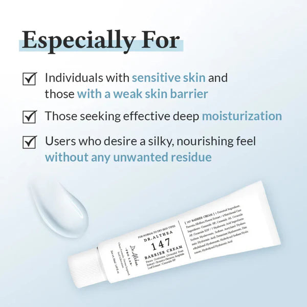Crema Hidratante 147 Barrier Cream / Dr.Althea