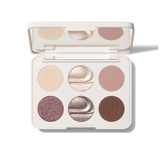 Chromaplus 6-pan Eyeshadow Palette Rich Glitch / Morphe