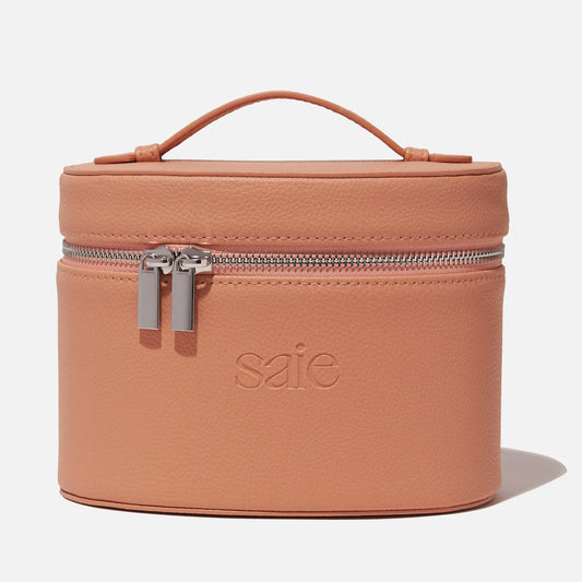 The Mini Vanity Case Peach / Saie