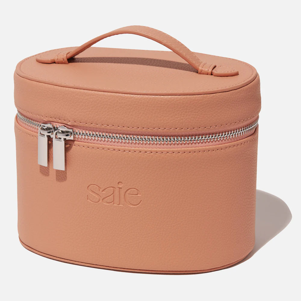 The Mini Vanity Case Peach / Saie