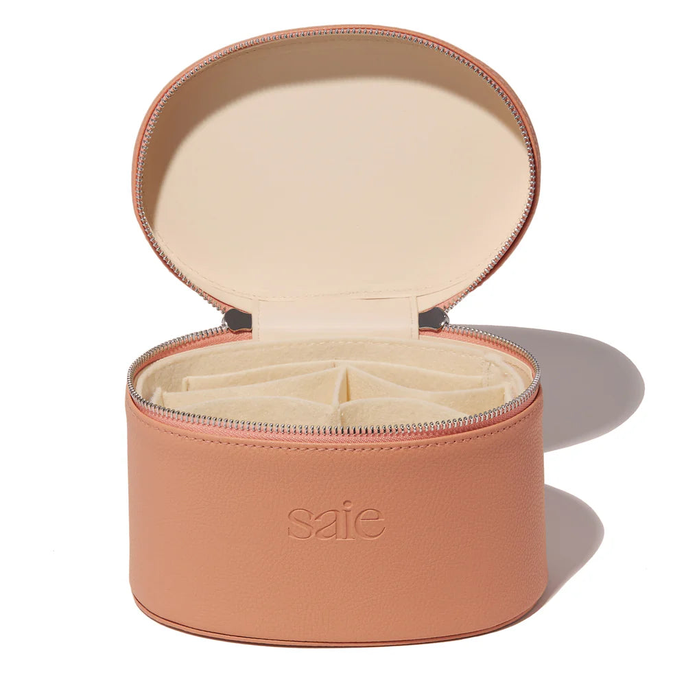 The Mini Vanity Case Peach / Saie