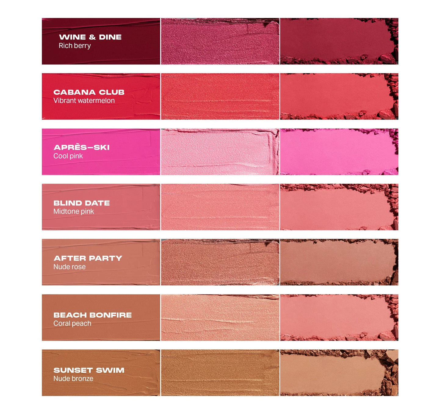 Cheek Thrills Multi-Finish Face Trio Wine & Dine / Morphe