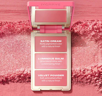 Cheek Thrills Multi-Finish Face Trio Blind Date / Morphe