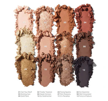 Chromaplus 12-pan Eyeshadow Palette Flickering Sand / Morphe