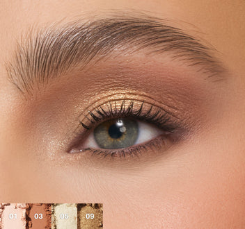 Chromaplus 12-pan Eyeshadow Palette Flickering Sand / Morphe