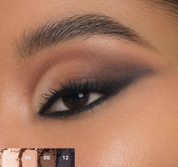 Chromaplus 12-pan Eyeshadow Palette Flickering Sand / Morphe