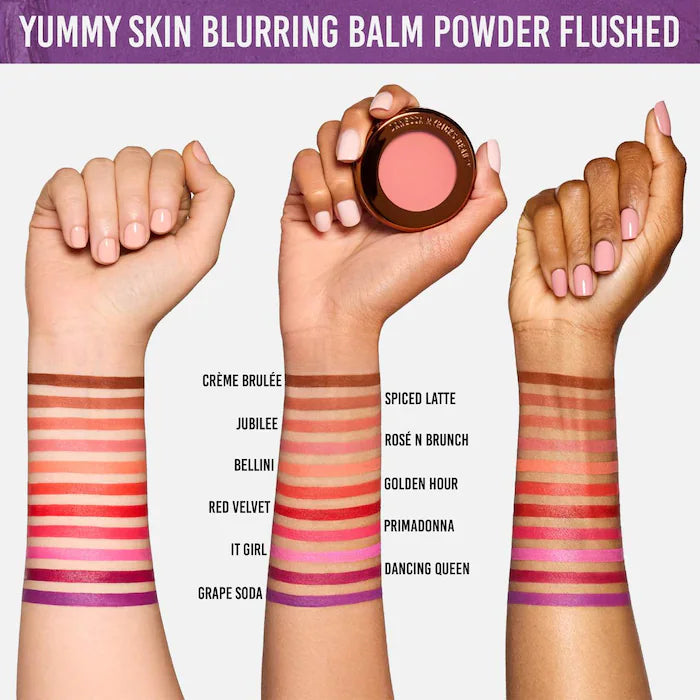 Yummy Skin Blurring Balm Powder Flushed Matte Color / Danessa Beauty