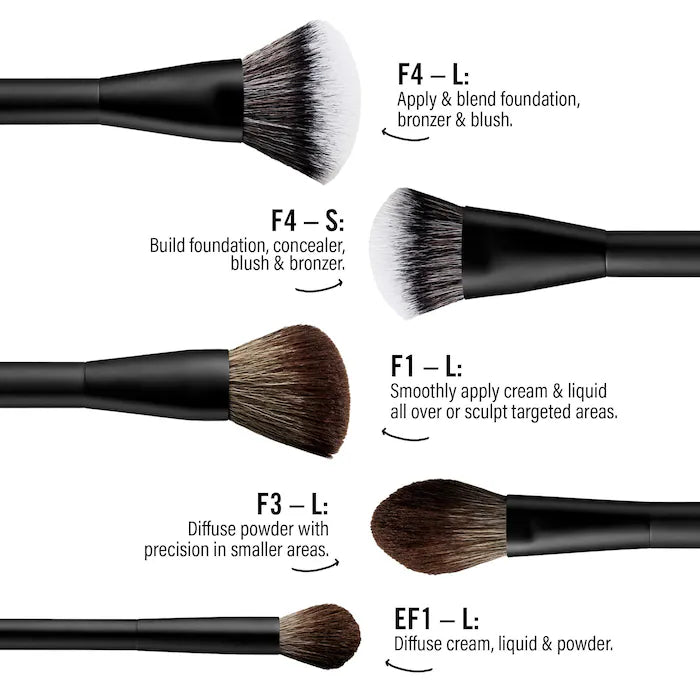 Mario's Essential Cosmetic Brush Set / Makeup By Mario