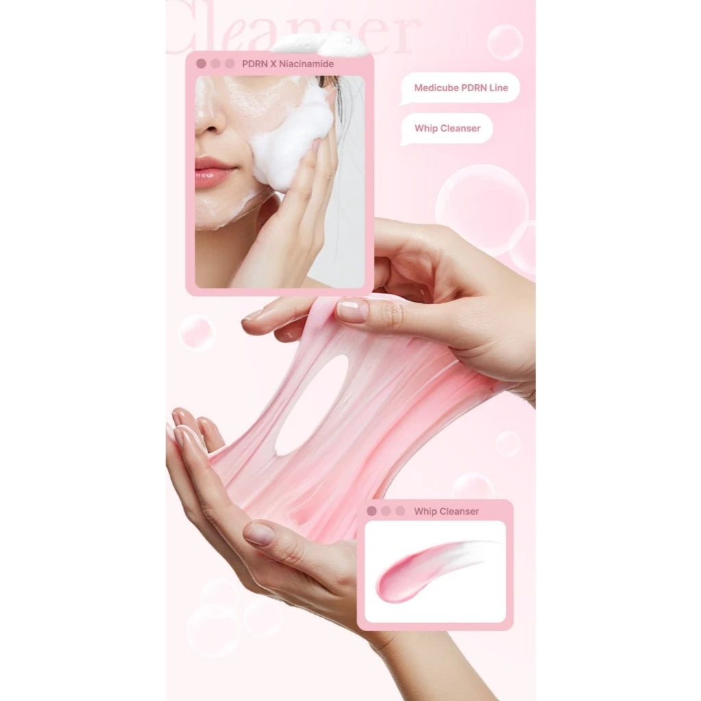 Limpiador en crema con Niacinamida Rosa PDRN 120 g / Medicube